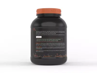 Protein Powder 3D model