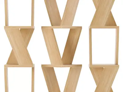 Decorative Shelf Free low-poly 3D model