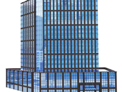 One Hudson Yards skyscraper 3D model