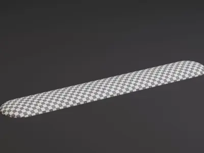 Speed Bump PBR Game-Ready Low-poly 3D model
