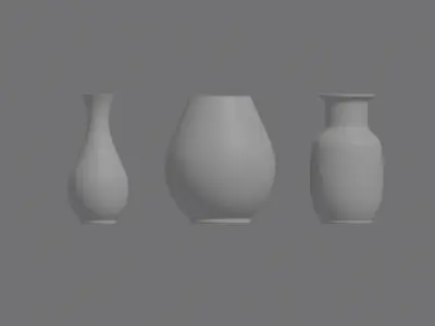 Vases 3D model