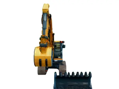 Realistic Excavator 3D Model Low-poly 3D model