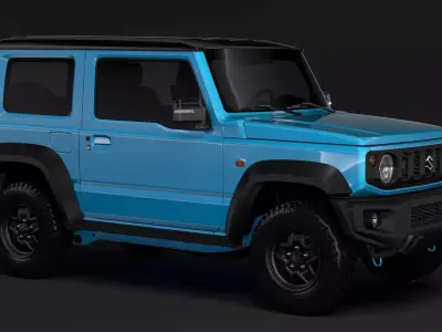 Suzuki Jimny Sierra JC 2020 3D model