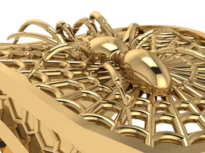 spider ring  3D print model