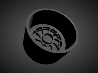 Rotiform YVR scalable and Printable rim 3D print model