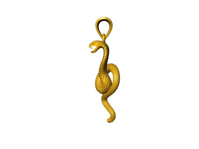 SNAKE PENDANT 3D print model