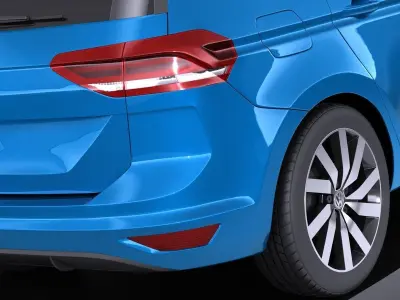 Volkswagen Touran 2016 3D model