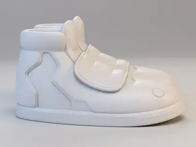 Cartoon Long Sport Shoes  3D model