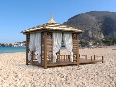 RG Alcove 2 Low-poly 3D model