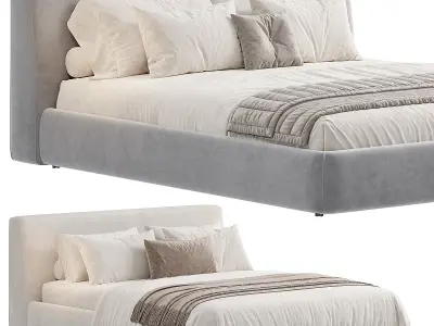 Altea Bed Low-poly 3D model