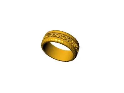 BAND RING 3D print model