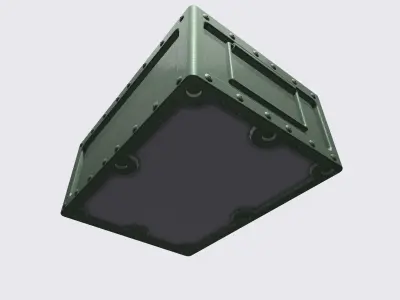 Army Case Crate 3D Print Ready 3D print model