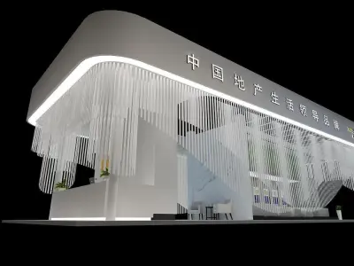 Exhibition - Area - 20X12-3DMAX2009-019 3D model