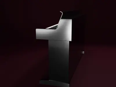 E Piano 3D model