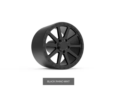 best seller black rhino wheels   3D Model Pack