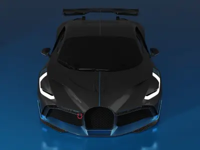 Bugatti divo  3D model