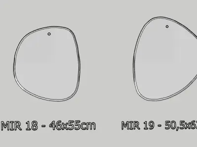 Miroir M nuance Collection Morning Complet Sketchup 3D model