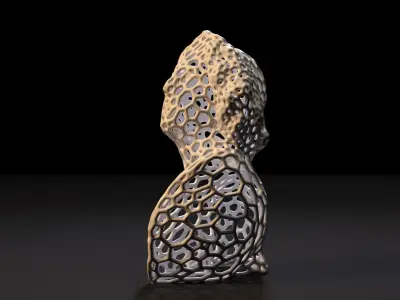 Alexander the Great Voronoi 3D print model