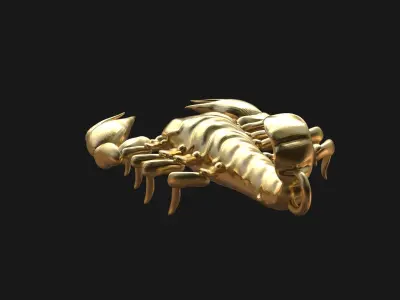 Scorpion Pendant 3D print model purchase