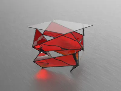 Parametric Table Design Grasshopper Rhino 3d Model Download 3D model