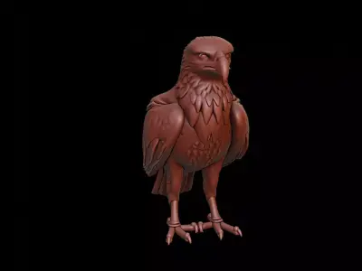 Eagle Animal Sculpture 3D print model buy