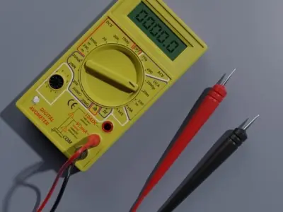 Mini  AVO Meter 3D model