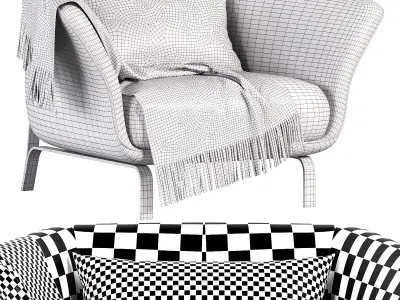 Cape Armchair by DavisFurniture 3D model
