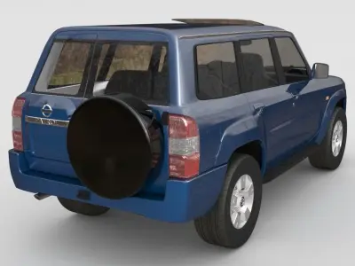 Nissan patrol 2006 3D model