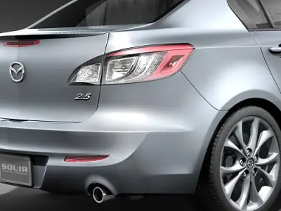 Mazda 3 - sedan 3D model
