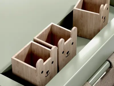 Kids Play Table Set 3D model