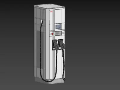 ABB Terra 94 CC EV Electric Car Charging station 3D model