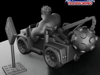 WRECK IT RALPH - SONIC and ALL-STARS RACING TRANSFORMED 3D print model