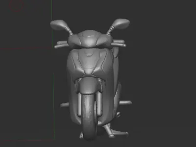 Activa bike 3D print model