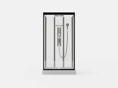Styrsvik Shower Cubicle 215 Cm Low-poly 3D model