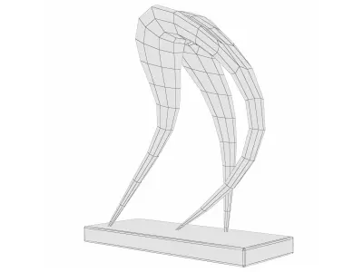 Abstract sculpture AS-003 3D model