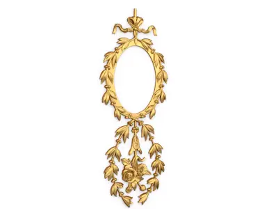 Classic decor ornament carved 70 3D model