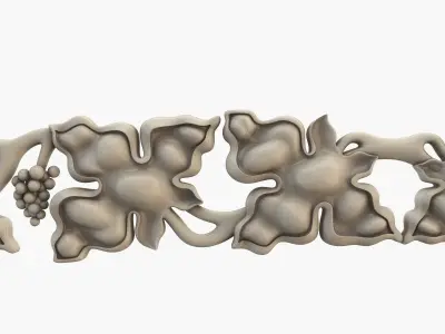 Gothic moulding CNC 3D model
