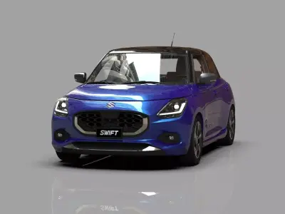 Suzuki Swift JP-SPEC 2024 HQ interior 3D model