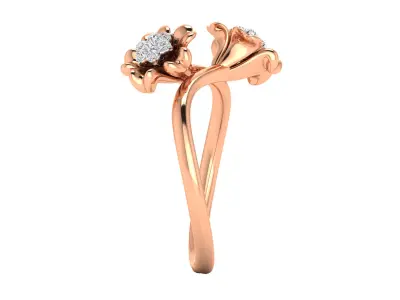 Women Ring 3D print model 31