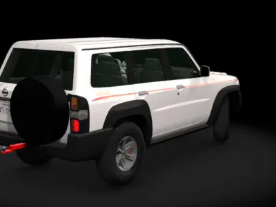 nissan patrol 3D model