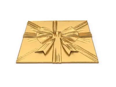 Classic Bow Set Ornament Element Onlay carved 53 3D model