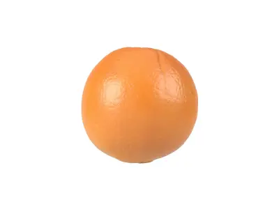Photorealistic Orange 3D Scan 3D model