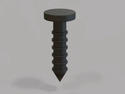 Push Retainer Blind Rivet 3D print model