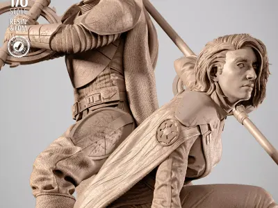 STAR WARS Gran Inquisitor Diorama  3D print model