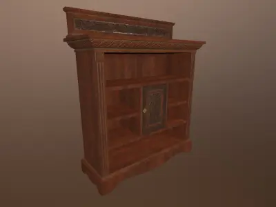 Antique Cupboard -PBR Game Ready 3D model Low-poly 3D model
