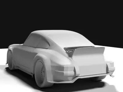 Porsche 911 by Singer 3D model