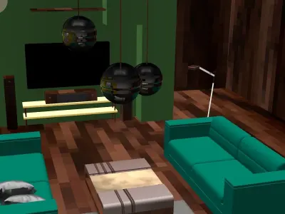 Home sweet home  Low-poly 3D model