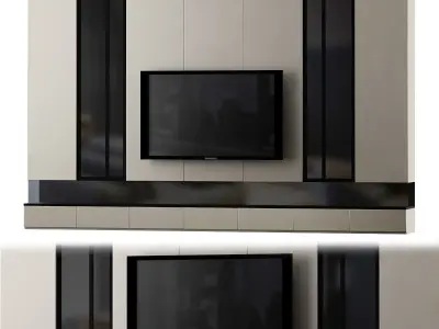 Wall TV 3d models collection