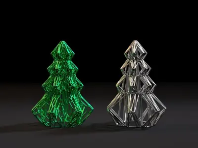 Christmas tree decor 3D print model buy