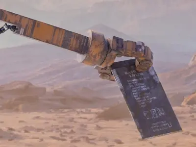 Nokia Robot  Free low-poly 3D model